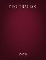 Deo Gracias SSA choral sheet music cover